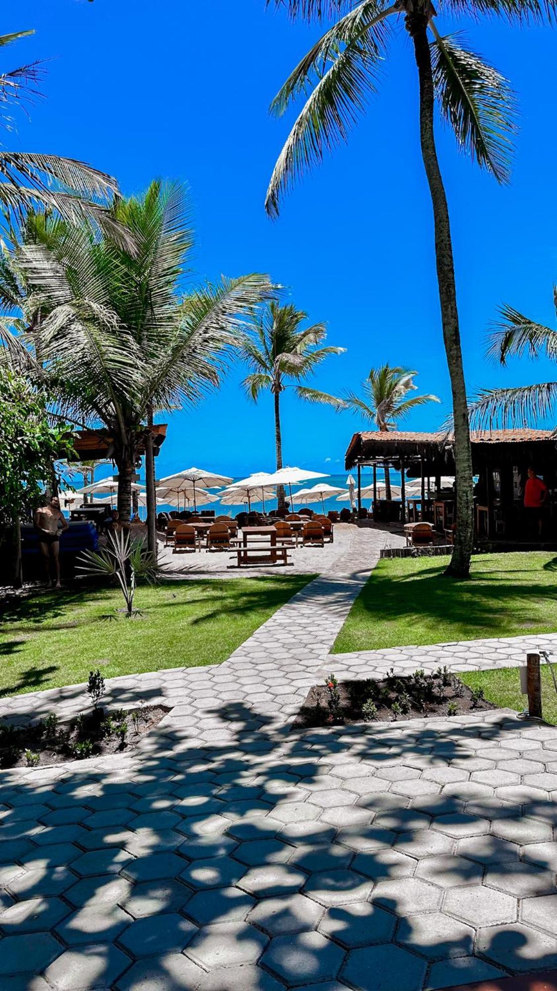 Pousada Villa Zena - Frente Ao Mar - Pe Na Areia 포르투세구로 외부 사진