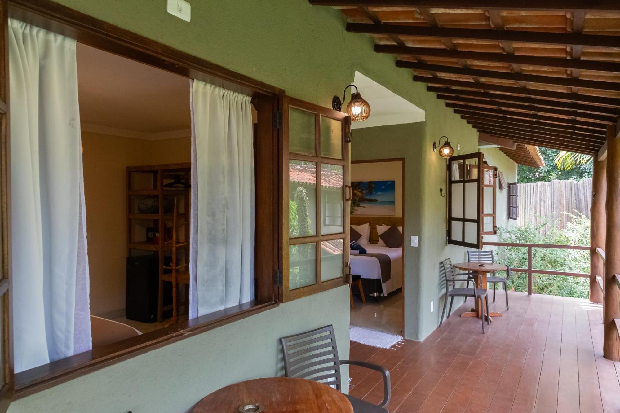 Pousada Villa Zena - Frente Ao Mar - Pe Na Areia 포르투세구로 외부 사진